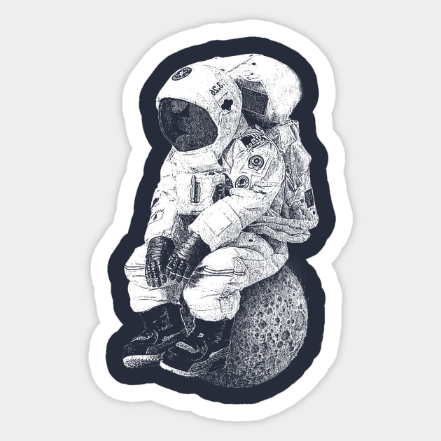 astronaut Sticker by arxitrav